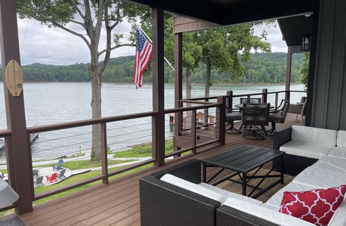 La Follette House | New Construction Norris Lakefront Home w/Dock - Gentle slope to Lake. Sleeps 12