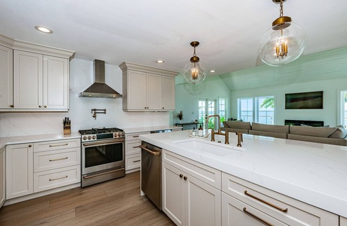 Crystal Beach House | NEW Fully renovated Gulf front home w/private resort style pool, outdoor kitchen