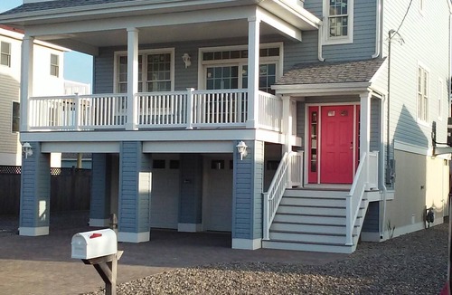 Ship Bottom House | New house with Bay views on quiet street
