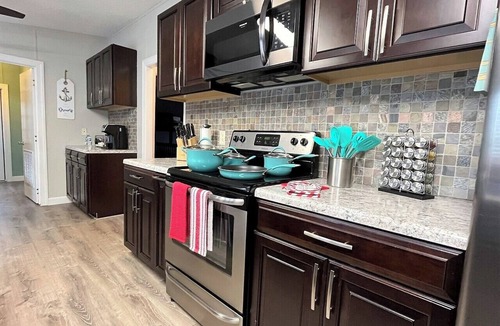 Jacksboro House | NEW! Lakefront Home with Private Dock & Steps to Water