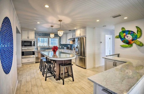 New Smyrna Beach House | NEW! Lavish Beachfront House w/Outdoor Kitchen!