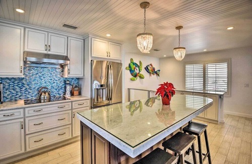 New Smyrna Beach House | NEW! Lavish Beachfront House w/Outdoor Kitchen!