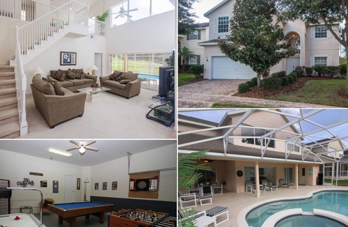 West Haven House | NEW LISTING - TVs Throughout – Games Room – Pool – Near Disney – West Haven