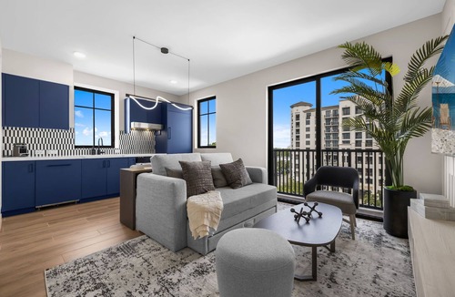 Industrial Section Condo | New Luxury Hotel in the Gables.rooftop pool, 24hr front desk, valet, shops!