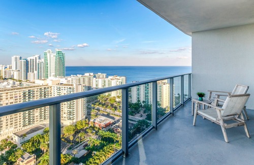 Hallandale Beach Condo | NEW2020 1Bed+2Bath NE CornerCondo, Amazing Ocean Views@NewHydeResort
