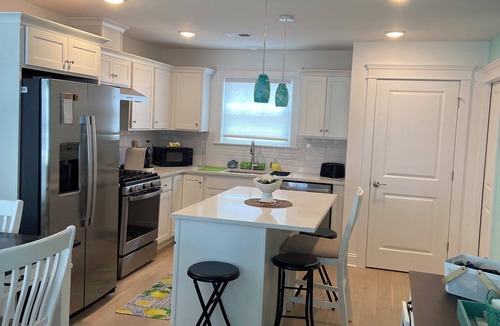Normandy Beach Condo | Newly Built 3-bedroom condo down the road from the Non-taged private Beach