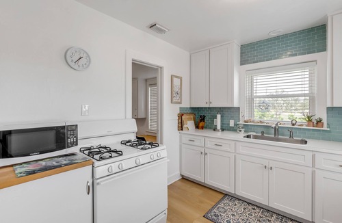 Boardwalk House | Newly renovated NSB bungalow across from beach and walk to Flagler Ave
