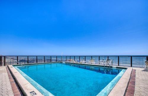 New Smyrna Beach Apartment | Ocean View with a beachfront pool at Ocean Trillium Condo ~ 402
