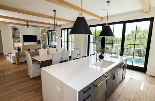 Isle of Palms House | Ocean Views & Private Pool Steps from the Beach!