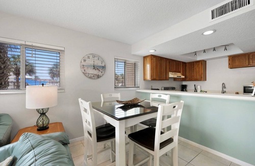 St. Augustine Beach Condo | Ocean Villas 1: 3 bedroom 2 bath ground floor condo with 2 pools (1 heated) and