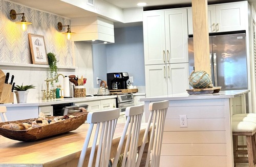 New Smyrna Beach Condo | OCEANFRONT! 2024 Luxuriously Renovated & Prof Decorated Condo on No Drive Beach