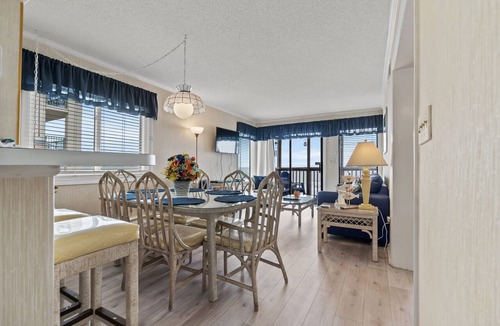 Crescent Beach Condo | Oceanfront Condo with Screened Oceanfront Balcony + Free Attraction Tickets!