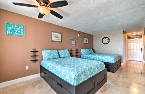 Daytona Beach Shores Apartment | Oceanfront Daytona Beach Studio with Balcony!