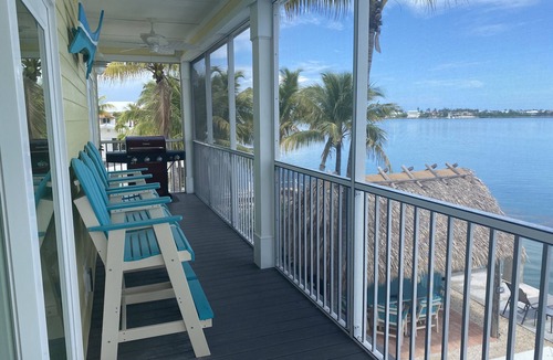 Little Venice House | Oceanfront, Pool, Tiki Hut, Magnificent Views, Near Vaca, Great Dockage, Kayaks