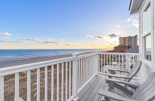 Crescent Beach House | Oceanfront Spectacular Views!Huge Oceanfront Pool with Spa and Game Room Unit B