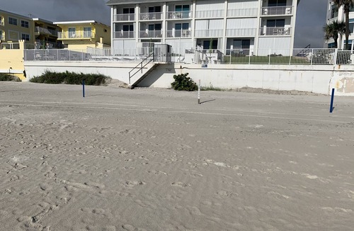 Curran Shores North Condo | Oceanfront, 103, great locate grd floor, private garage, pets maybe, pool new