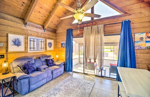 Okeechobee House | Okeechobee Cabin in Waterfront Community with Dock!
