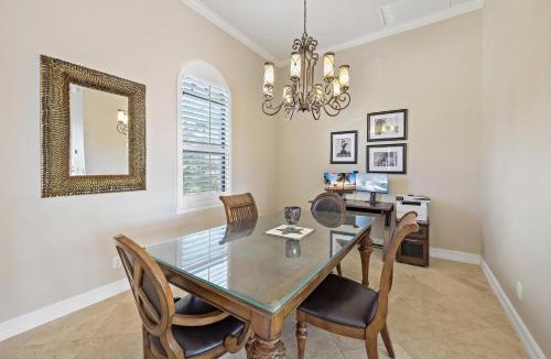 Marco Island House | Opulent waterfront home with pool, spa, dock and deck