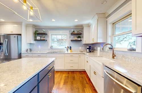Lookout Mountain House | Overlook four states in this exquisite dog friendly home with pool