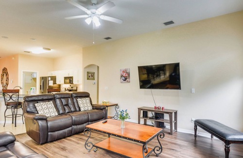 Palm Coast House | Palm Coast Retreat w/Heated Pool & Private Patio!