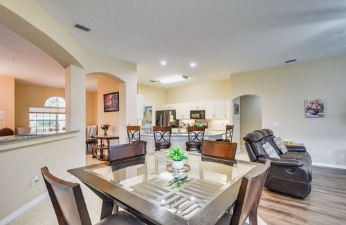 Palm Coast House | Palm Coast Retreat w/Heated Pool & Private Patio!