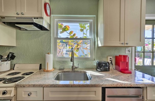Crystal Beach House | Palm Harbor Vacation Rental, Walk to Crystal Beach