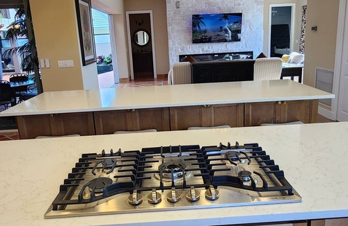 Punta Gorda House | Paradise Palace King bed