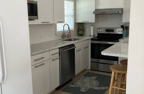 Pass-a-Grille Condo | Pass A Grille Beach. Second house from secluded beach. One story, pool.