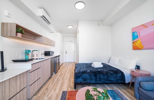 East Little Havana Apartment | Pastel Studio | Balcony, Roof Deck, Near Downtown