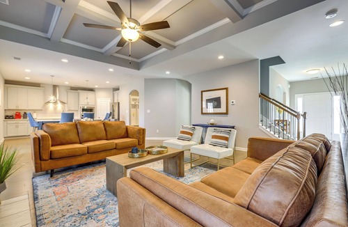 Sharpsburg House | Patio w/Fireplace: Spacious Sharpsburg Home!