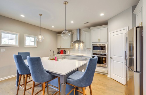 Sharpsburg House | Patio w/Fireplace: Spacious Sharpsburg Home!