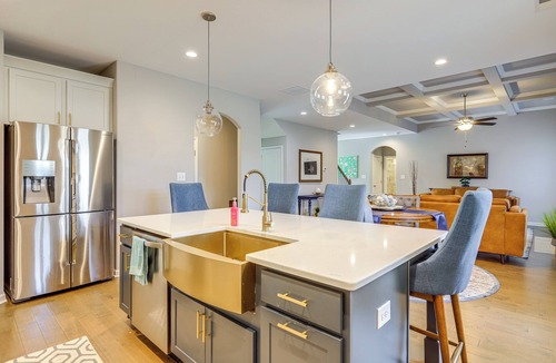 Sharpsburg House | Patio w/Fireplace: Spacious Sharpsburg Home!
