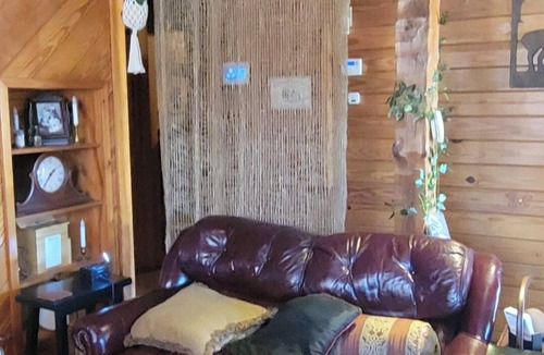 Macon Cabin | Peaceful 2-bedroom log cabin on 2 acres, outside of charming Macon, GA.