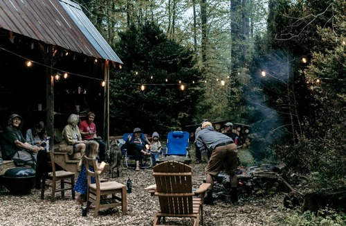 Zirconia Cabin | Peaceful Cabin Stay with Fire Pit, Sauna & Mountain Adventure in Zirconia, North Carolina