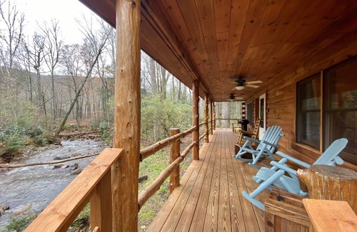 Burnsville House | Peaceful Creekside Retreat at the foot of Mt. Mitchell!