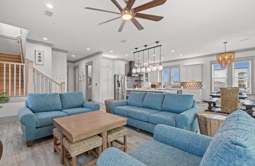 Bid-a-wee Beach House | 🌊 Peaceful Easy Feeling - Keep Calm & Pool On - Gulf Front Home! Sleeps 20!