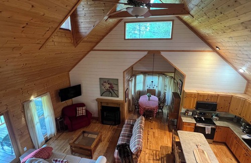 Franklin Cabin | Peaceful Mtn cabin w/fast Wi-Fi & 5 min walk to River