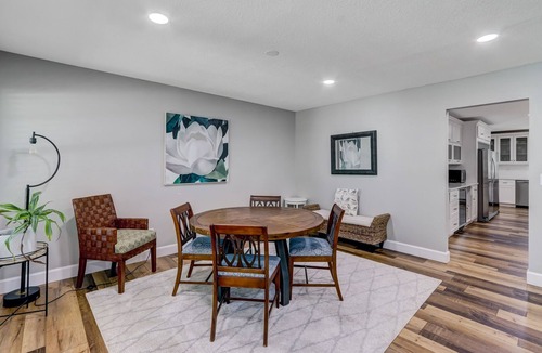 Amelia City House | Pet Friendly | 5000 Sq Ft | 2 Living Rooms & 2 Kitchens | Optional Pool Heat | Firepit | Fenced Yard