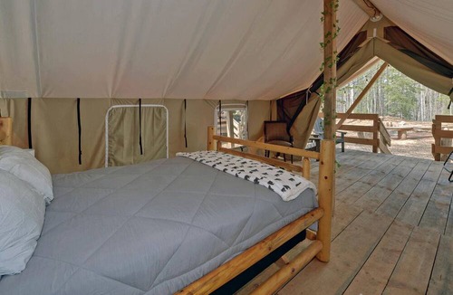 Suches RV Rental | Pet-Friendly Glamping Retreat: Safari Tent Getaway in Suches, Georgia