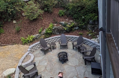 Newland Cabin | Pisgah Forest: 3 BR/3BA, Hot Tub, Wood Stove, Patio, Firepit, Grill, EV Charger