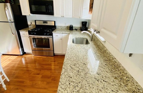Ortley Beach Apartment | PREMIER HOST-2BR SEASIDE PARK SUITE#3, One Short Block to Beach, Kit, Liv Room