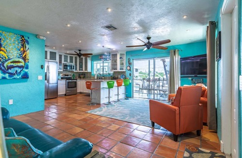 Pine Channel Estates House | Prime Time: A Tropical Paradise on Big Pine Key, Canal Front Duplex, Swift Access to Atlantic & Gulf