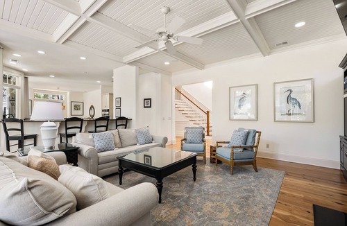 Oceanside House | Pristine 2nd row home in Sea Pines w/great outdoor space, private pool & spa