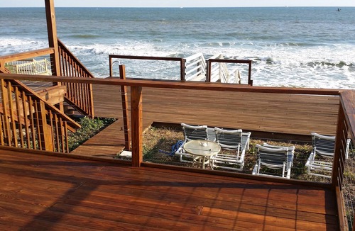 Bethune Beach House | Private Beachfront Home -Right on no-driving Beach-near Cape Canaveral