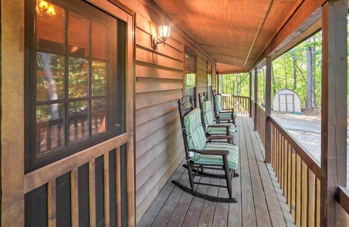 Ellijay Cabin | Private Ellijay Cabin w/Deck, Fire Pit & Amenities