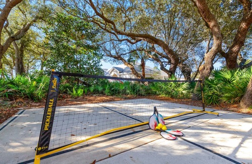 Thomas Drive House | Private Heated Pool 4BR Pickleball + Game Rm