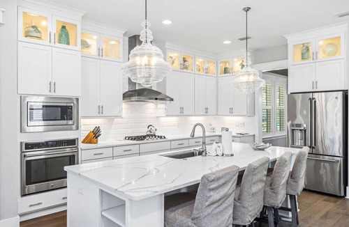 Santa Rosa Beach House | Private Heated Saltwater Pool & Hot Tub - Fire Pit, 4 bikes, Free Pickleball and opt'l Golf Cart