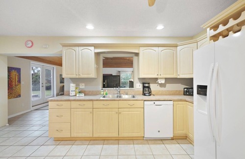 Coquina Gables House | Private home 2 blocks to ocean, 2 Car Garage, Sun Splashed Deck, fenced in yard.