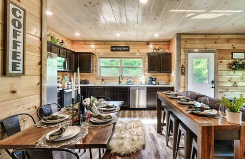 Sevierville Cabin | Private Indoor Pool/Pet Stays Free/HotTub/Movie
