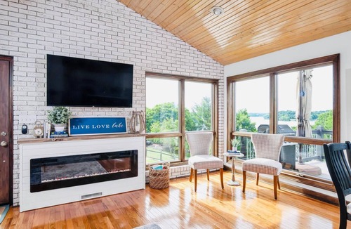 Winchester Cabin | Private Lakefront Retreat - Dock Beach Firepit Amazing Lake & Sunset Views